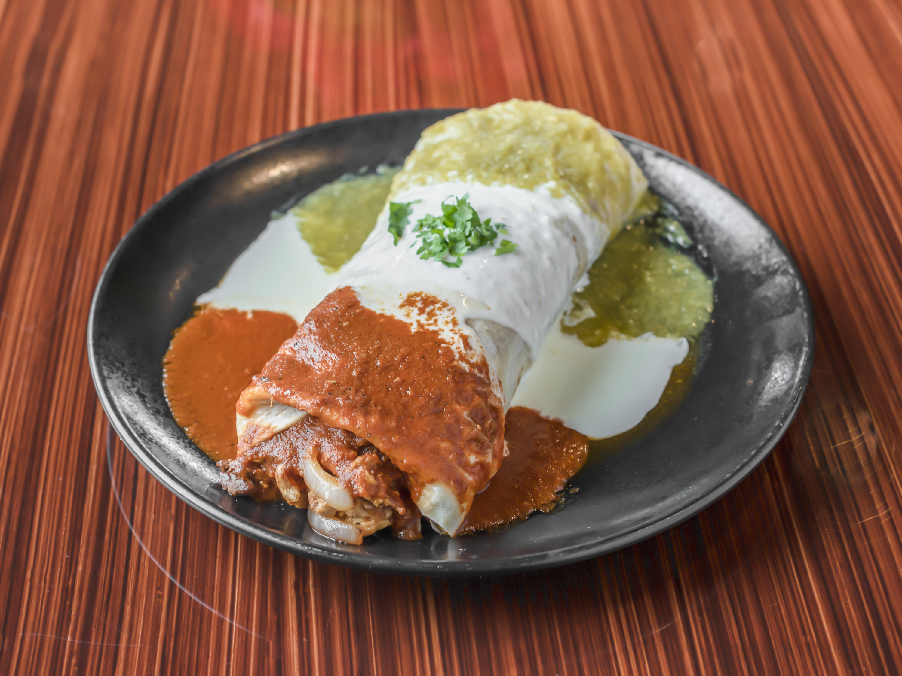 Order Bandera Burrito Specialty food online from Los Agaves Grill store, Westfield on bringmethat.com
