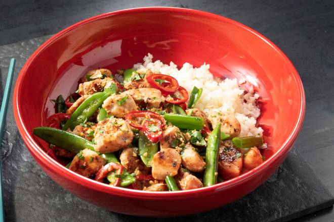 Order Thai Basil Chicken food online from Bd Mongolian Grill store, Denver on bringmethat.com
