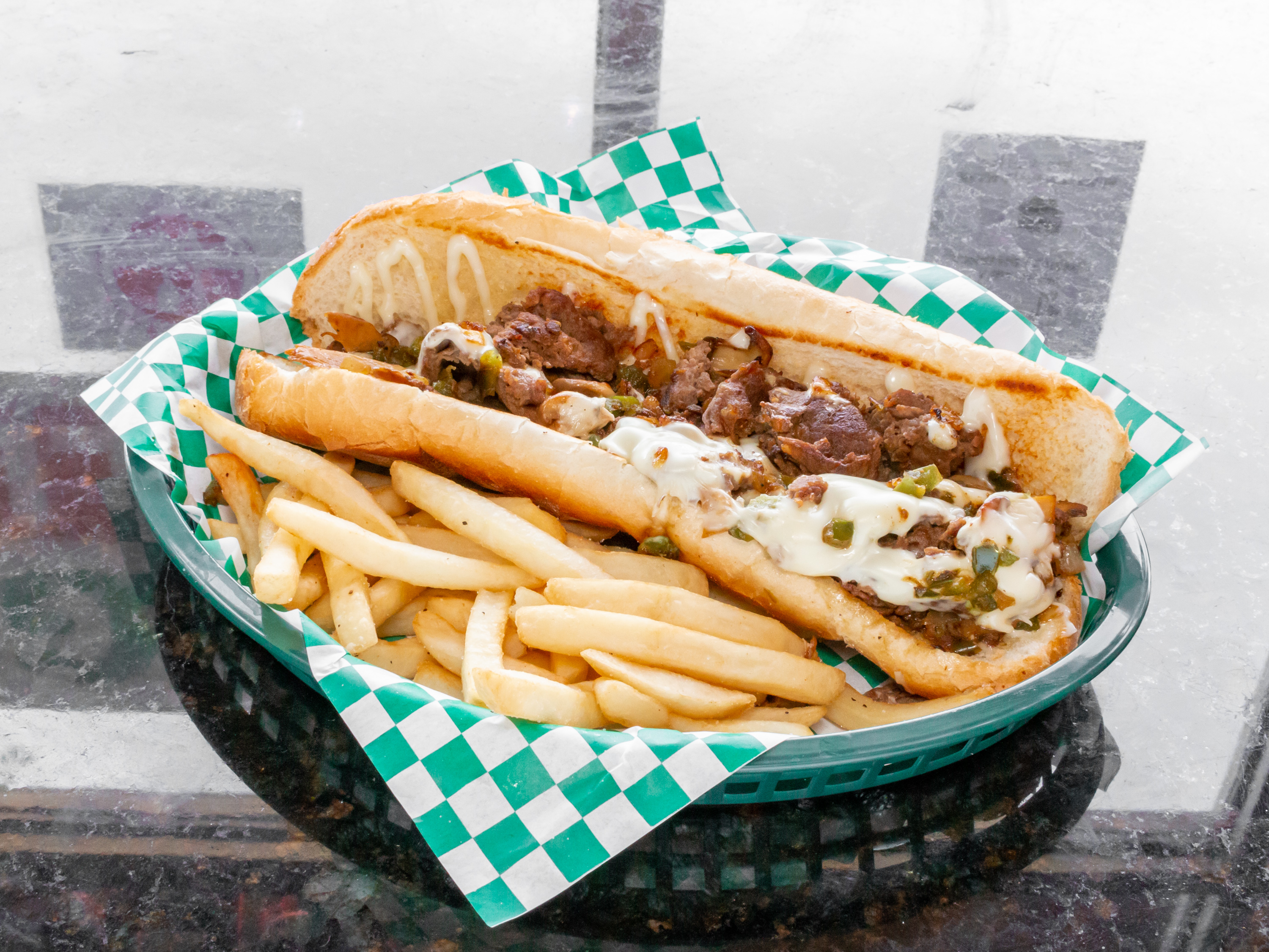 Order Footlong Philly food online from Omg Grill store, Morton Grove on bringmethat.com