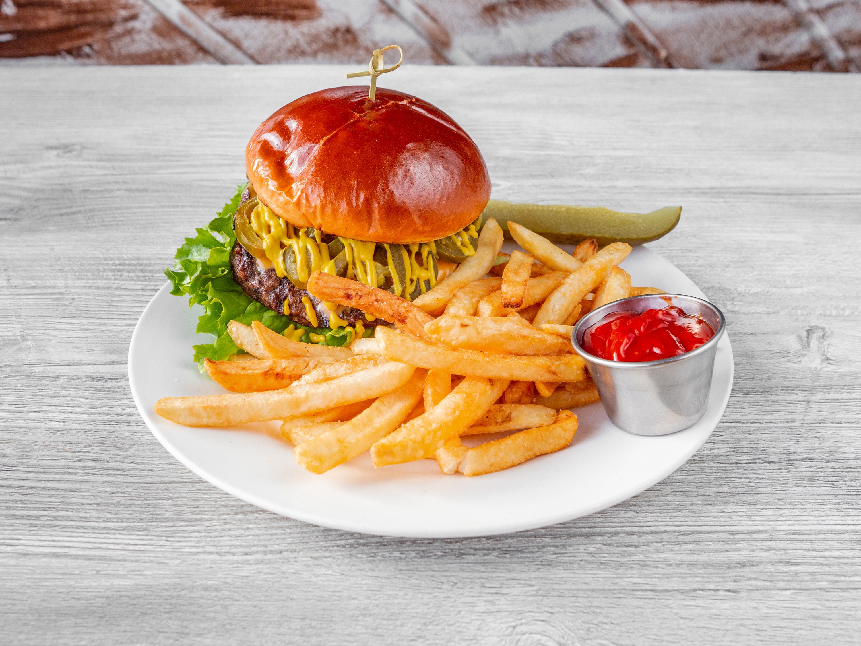 Order Jalapeno Burger food online from Wild West Grill store, Waukegan on bringmethat.com