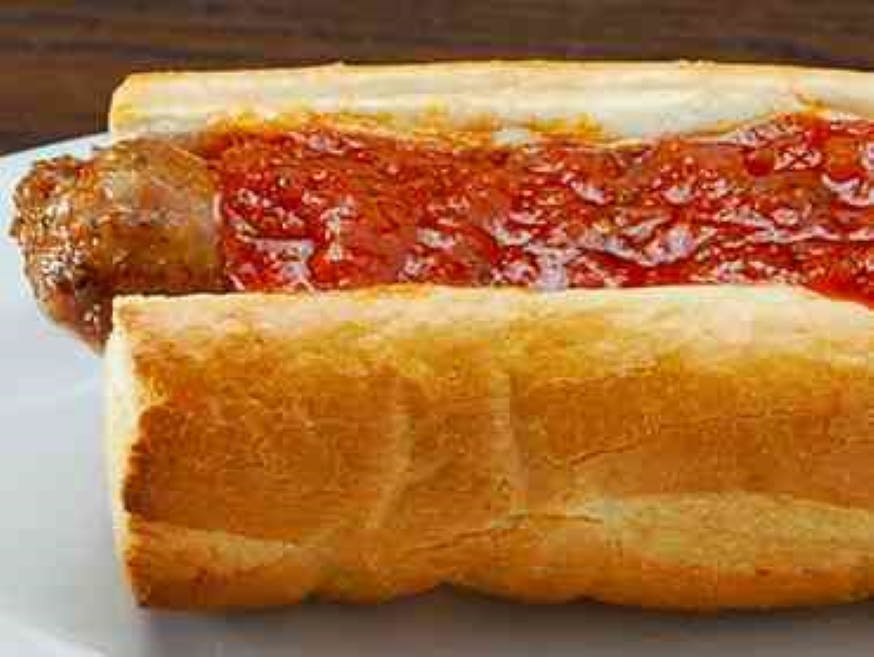 Order Italian Sausage Sandwich - Sandwich food online from Rosati Pizza store, Maricopa on bringmethat.com