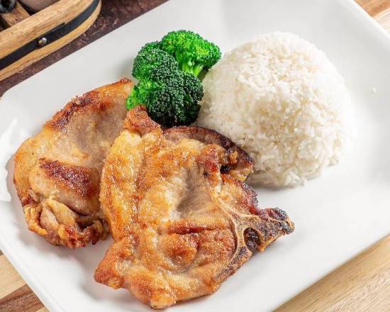 Order Pork Chop food online from Shooting Star Cafe store, Oakland on bringmethat.com