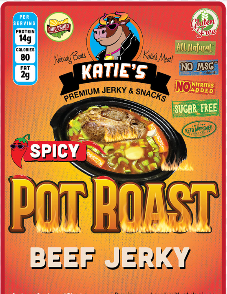 Order Spicy Pot Roast food online from Katie Snack Foods store, Hilliard on bringmethat.com
