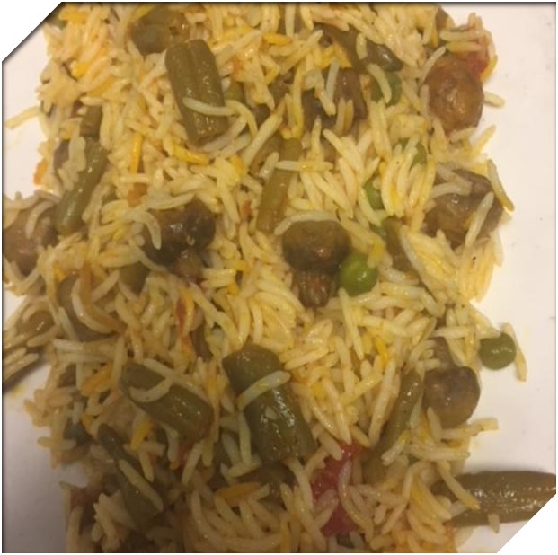Order Vegetarian Loobia Polo Dinner food online from Persian Room store, Tucson on bringmethat.com