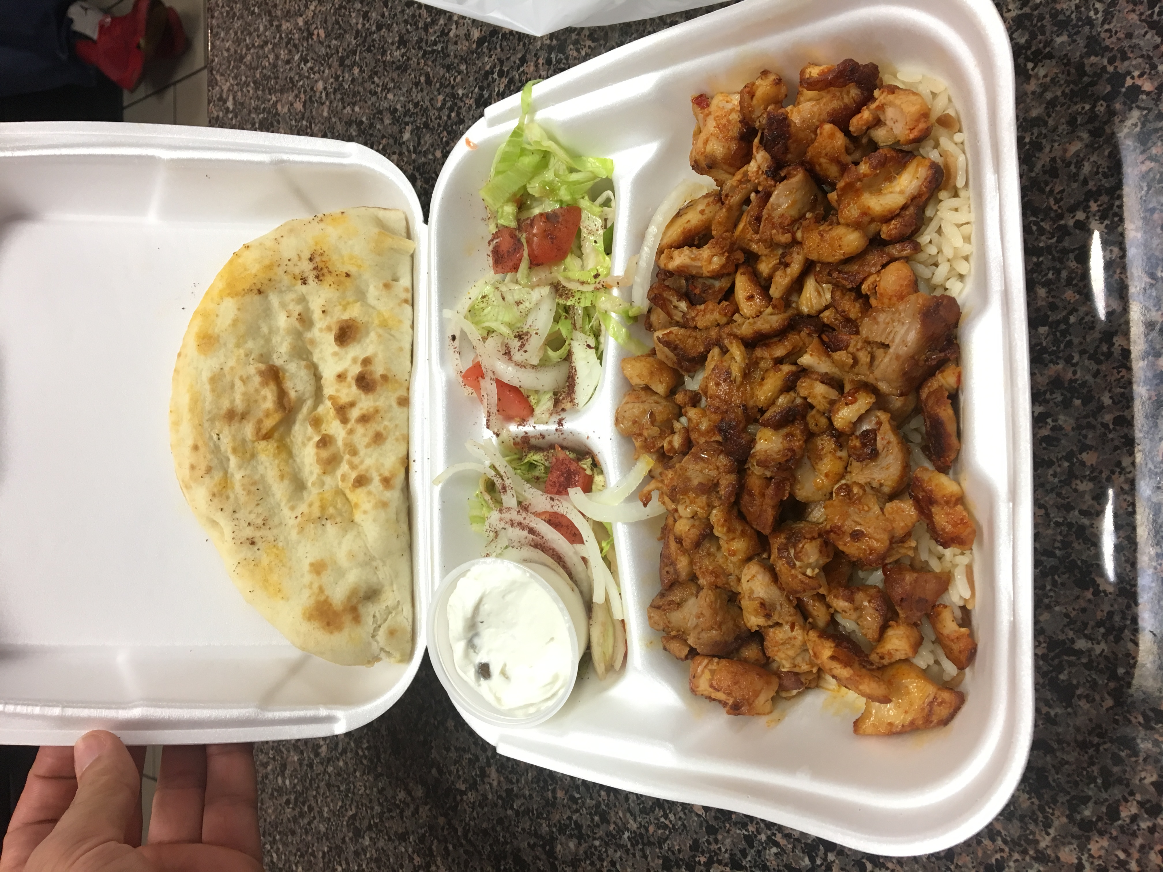 Order Grilled Chicken Rice Plate food online from Westridge Hots store, Rochester on bringmethat.com