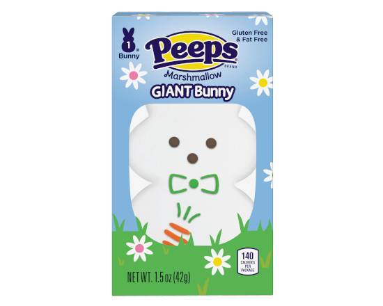 Order PEEPS Giant Marshmallow Bunny - Easter Candy, 1.5 oz food online from Rite Aid store, San Diego on bringmethat.com