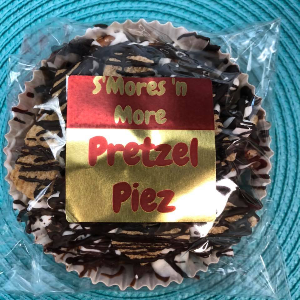 Order S'mores Pretzel Piez food online from Cookies by Gayla - West Ridge Mall store, Topeka on bringmethat.com