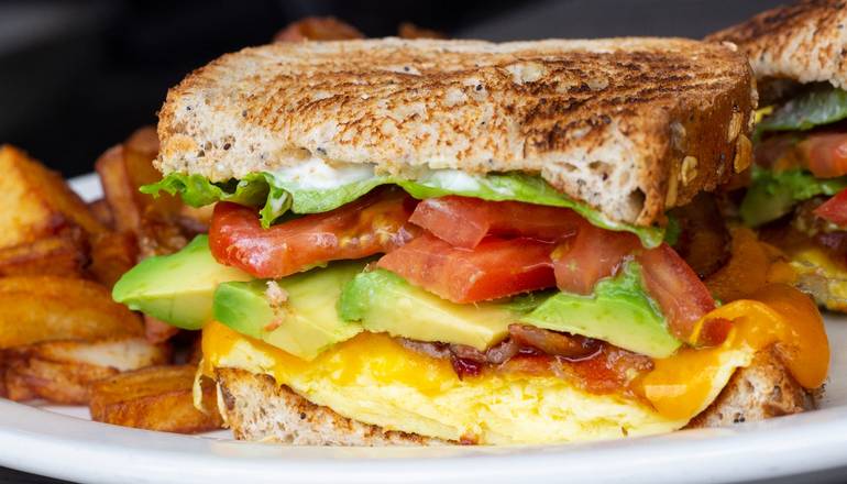 Order Avocado Breakfast Sandwich food online from Metro Diner store, Plainfield on bringmethat.com