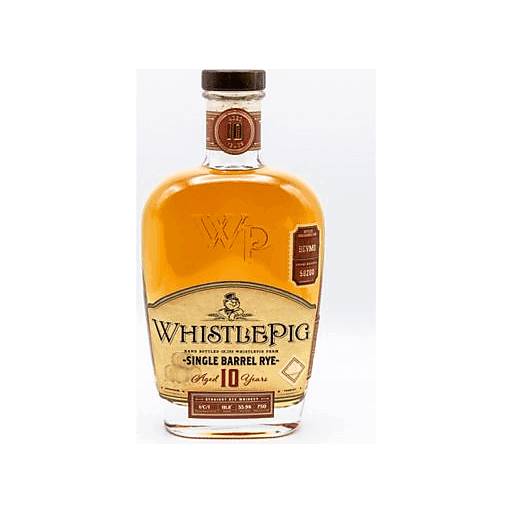 Order WhistlePig Rye Whiskey 10 Yr BevMo! Select (750 ML) 118351 food online from BevMo! store, Citrus Heights on bringmethat.com
