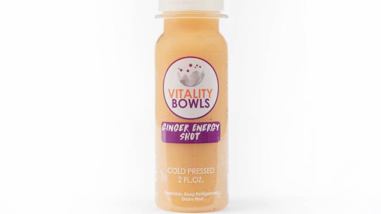 Order Ginger Energy Shot food online from Vitality Bowls store, Lafayette on bringmethat.com