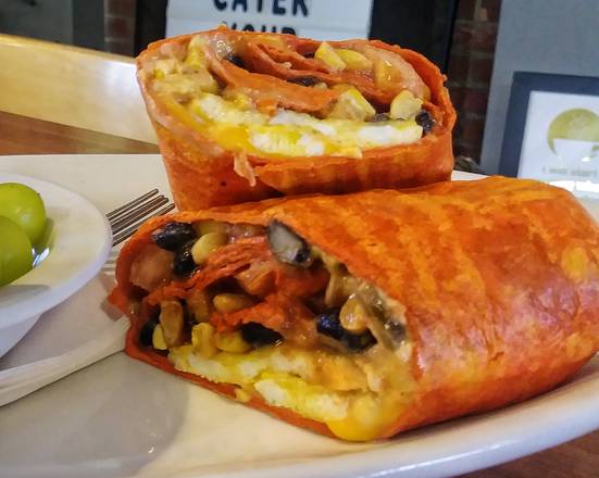 Order Southwest Breakfast Burrito food online from Chocolate Cafe store, Columbus on bringmethat.com