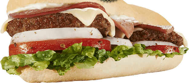 Order 7" Romanburger® food online from Mr Hero store, Warrensville Heights on bringmethat.com