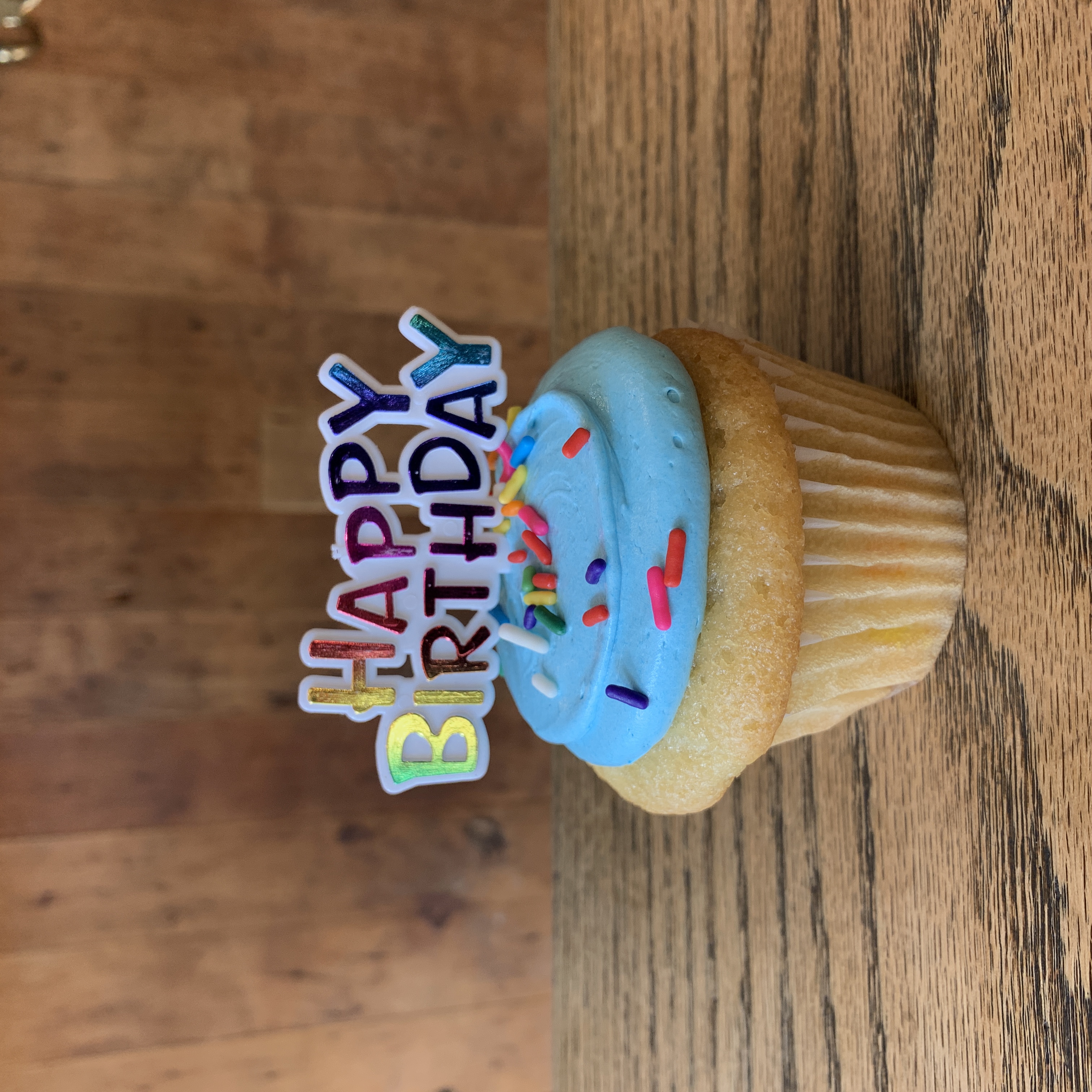 Order Happy Birthday Plastic Toothpick food online from Molly's Cupcakes store, Chicago on bringmethat.com