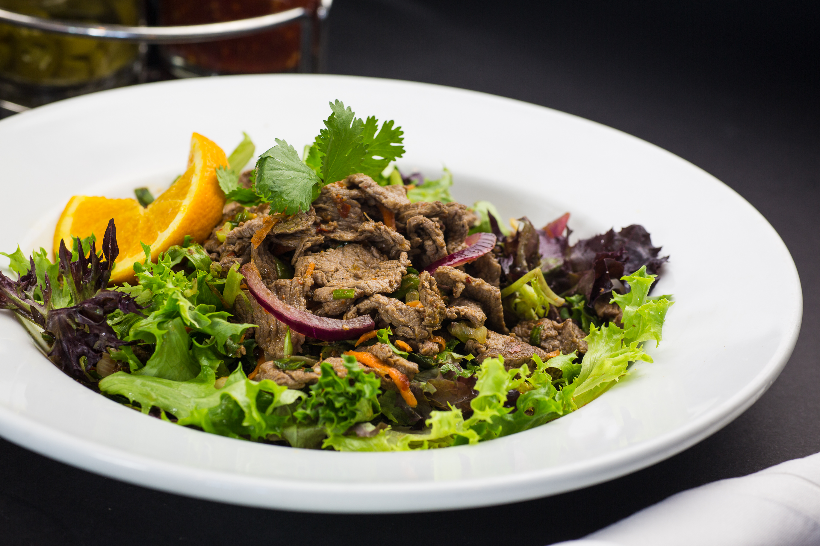 Order 20. Beef Salad food online from Thai Dishes store, Santa Monica on bringmethat.com
