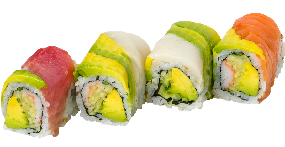 Order Rainbow Maki food online from Yamato store, Brighton on bringmethat.com