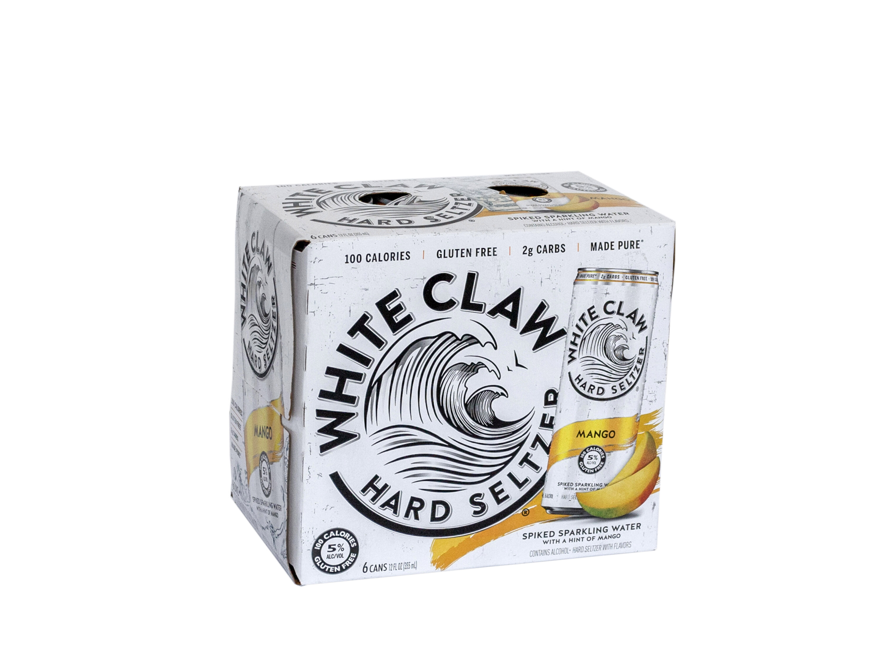 Order White claw | mango 6 pack  food online from Sandpiper Liquors store, Summerland on bringmethat.com