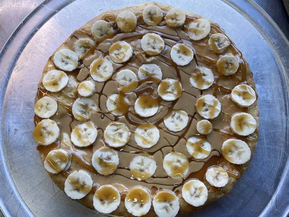 Order Peanut Butter Banana Caramel Drizzle Pizza food online from Detroit Pizza Factory store, Battle Ground on bringmethat.com