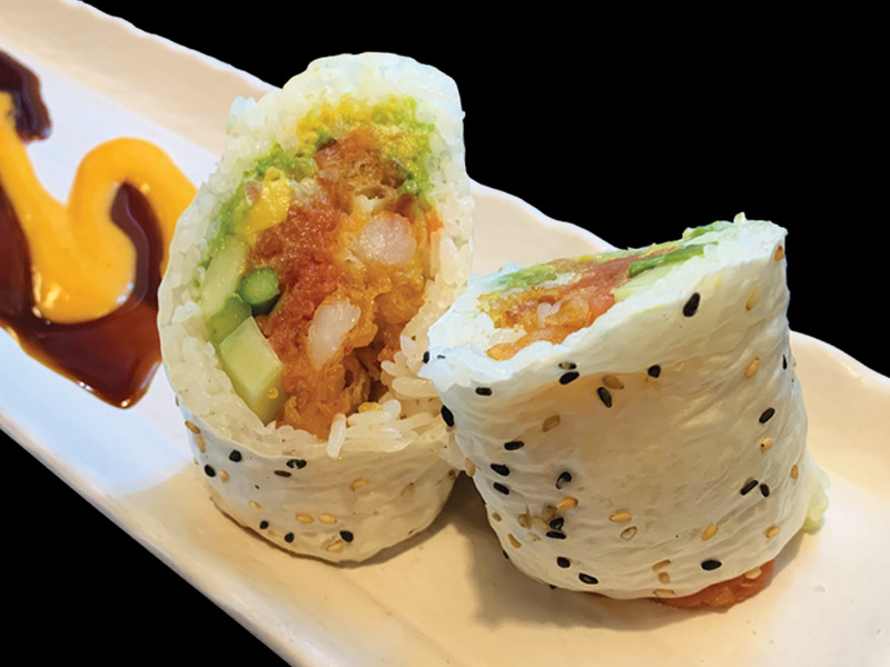 Order Superman (Sushi Burrito) food online from Ichiban Sushi & Bar store, Canyon Country on bringmethat.com