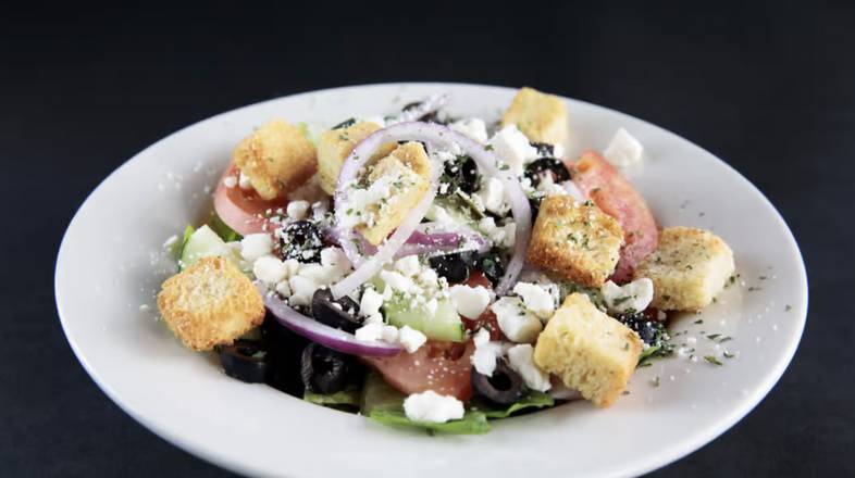 Order Greek Salad food online from Comellas store, West Roxbury on bringmethat.com