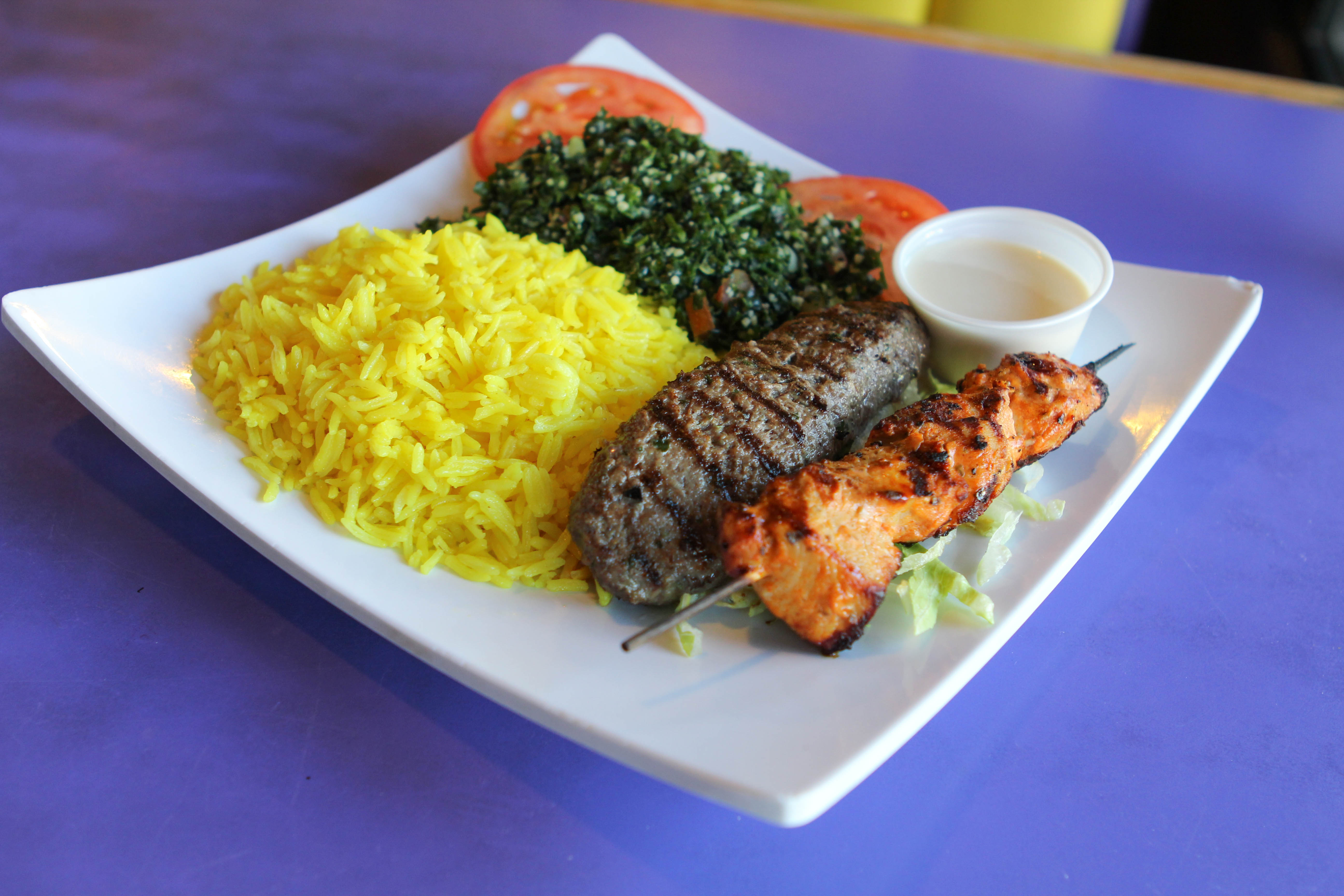 Order Shish Combo food online from Phoenicia Cafe store, Gilbert on bringmethat.com