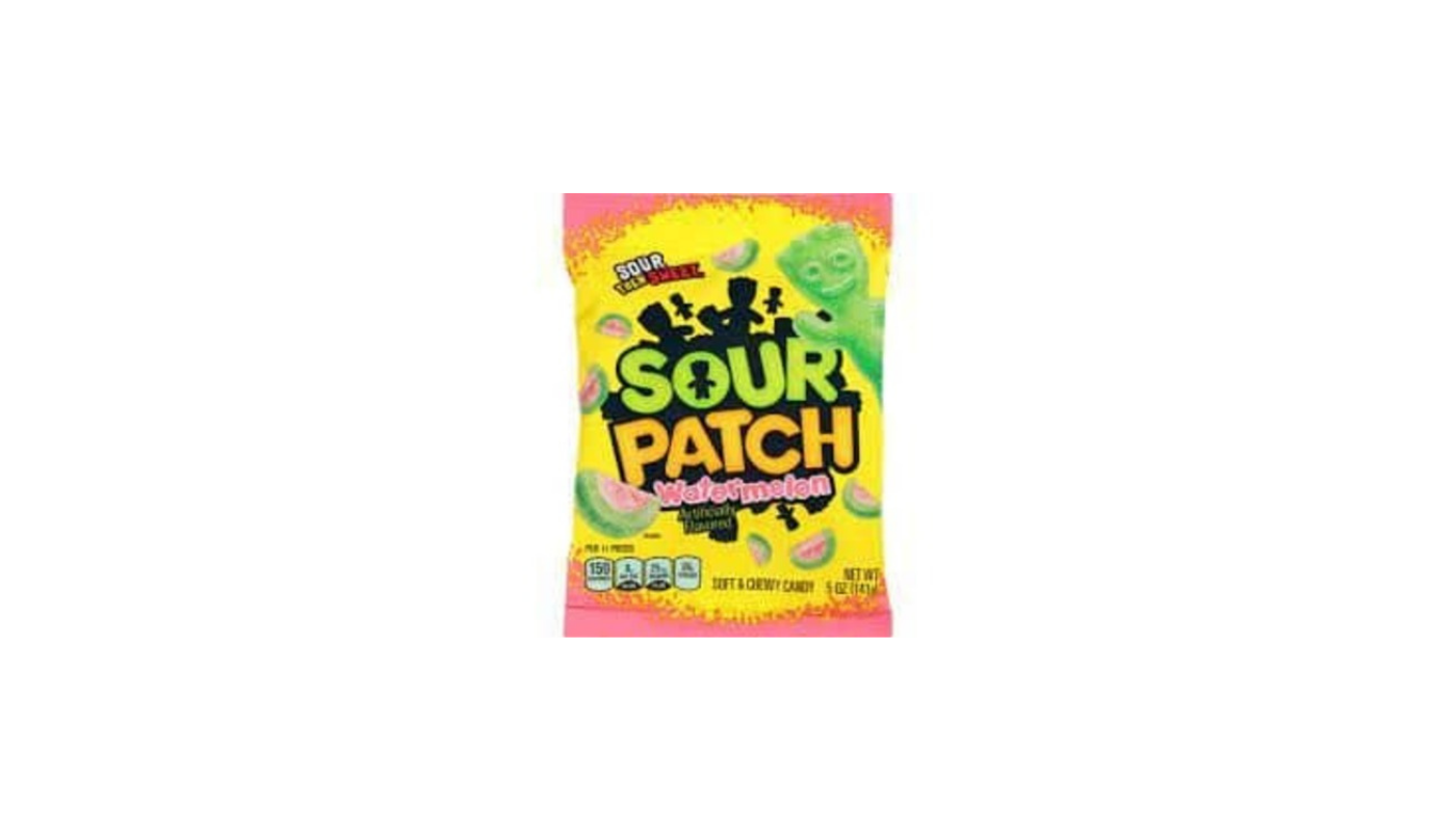 Order Sour Patch Kids Sour Watermelon Share Size Candy food online from Luv Mart store, Santa Cruz on bringmethat.com