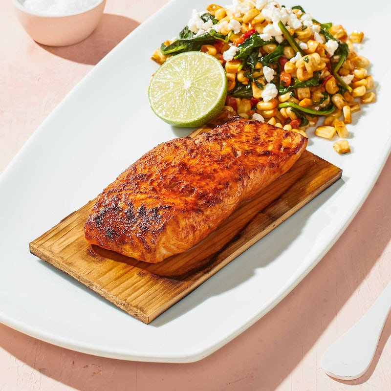 Order CEDAR PLANK SALMON* food online from California Pizza Kitchen store, Hollywood on bringmethat.com