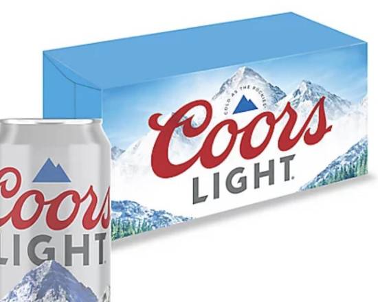 Order Coors Light, 18pk-12oz can beer (4.2% ABV) food online from Cold Spring Liquor store, Liberty Hill on bringmethat.com