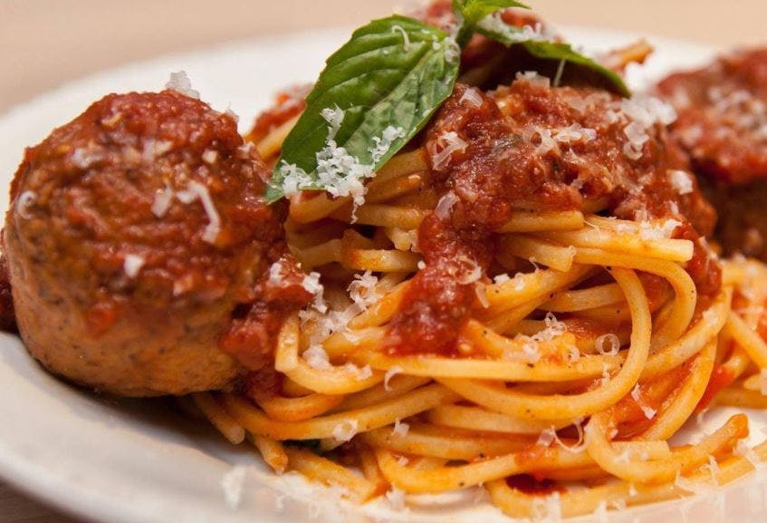 Order Spaghetti & Meatballs - Pasta food online from Prova PizzaBar store, New York on bringmethat.com