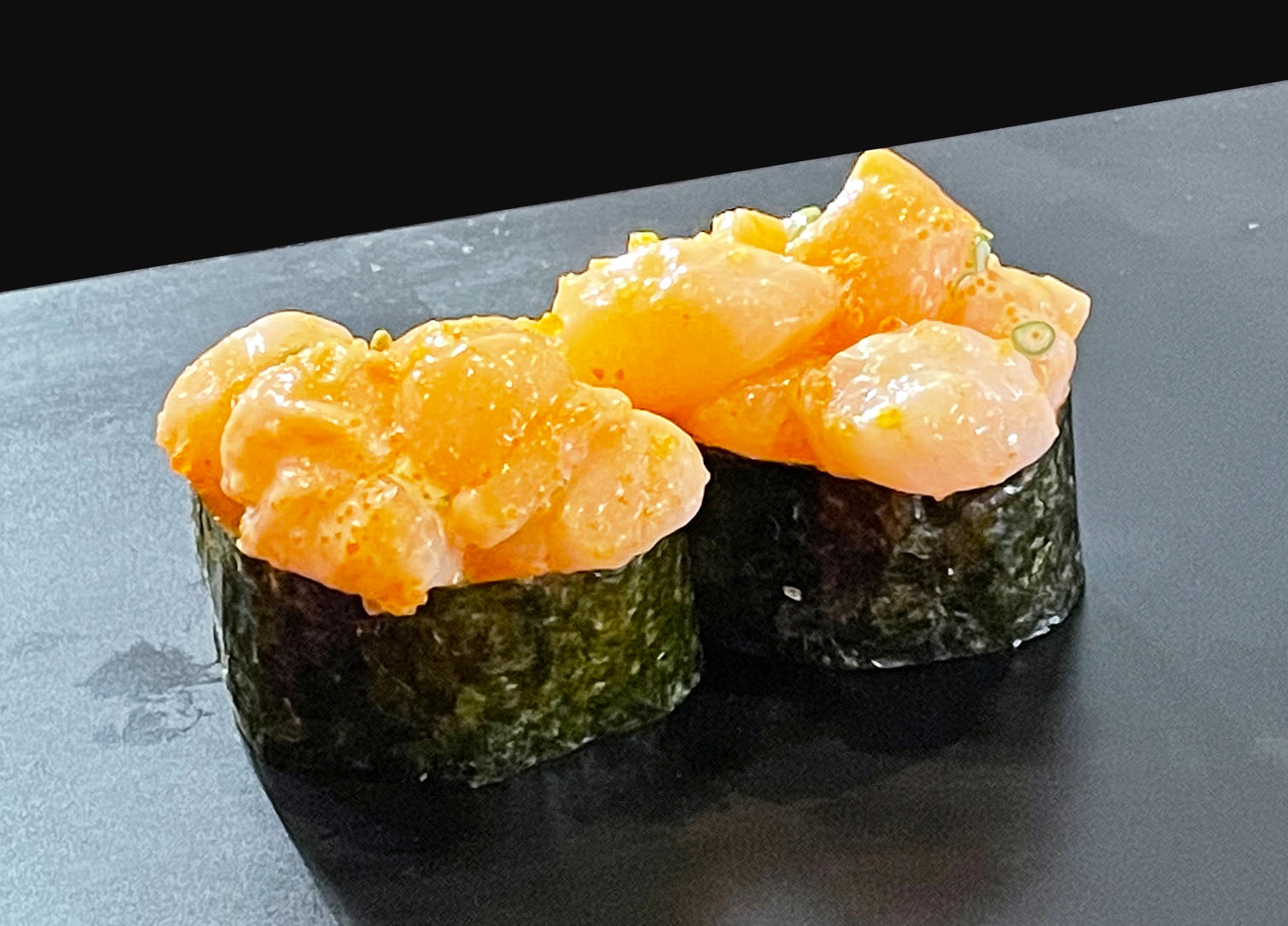 Order Spicy Scallop Sushi food online from Sushi Damu store, Tustin on bringmethat.com