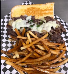 Order Signature Sliced Prime Rib Sandwich food online from Todd Fire & Ice Bar & Grille store, Akron on bringmethat.com