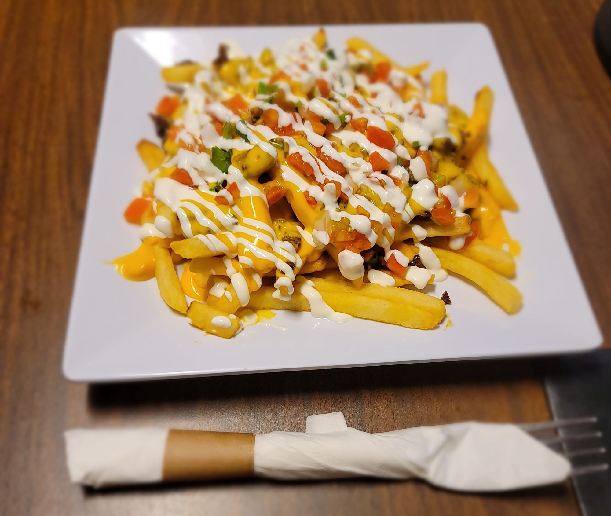 Order NEW! Loaded Fries  food online from Homemade Taqueria store, Brooklyn on bringmethat.com