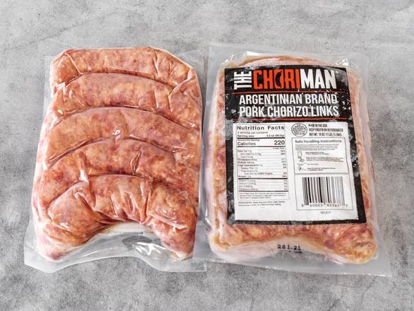 Order The Chori-Man Brand Argentinian Pork Chorizo Links - 5 links per pound food online from The ChoriMan store, San Pedro on bringmethat.com