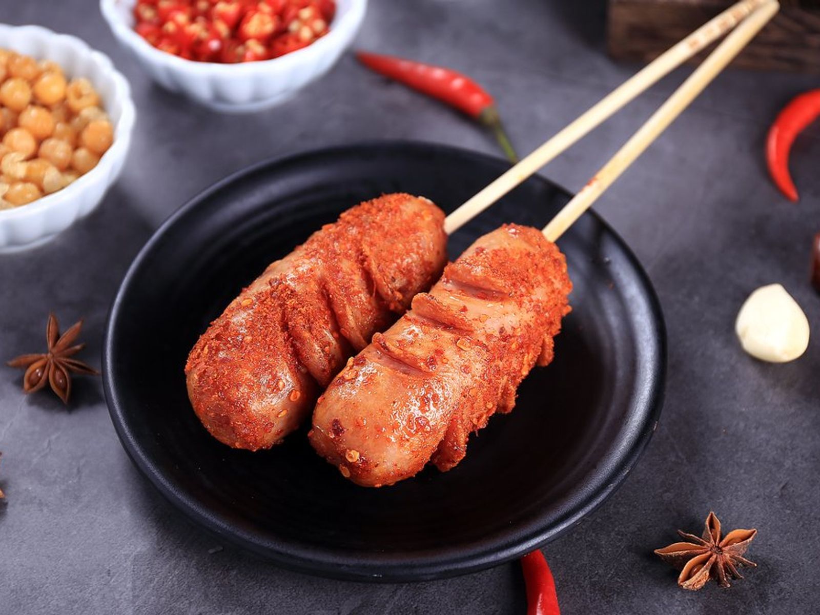 Order Taiwanese Pork Sausage food online from Prolece Tea store, Chino Hills on bringmethat.com
