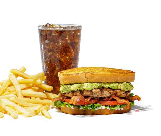 Order #9 Chicken Club Sandwich Meal food online from The Habit Burger Grill store, Citrus Heights on bringmethat.com