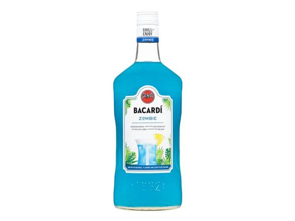 Order BACARDI Ready-to-Serve Zombie Cocktail - 1.75L Bottle food online from Josh Wines & Liquors Inc store, New York on bringmethat.com