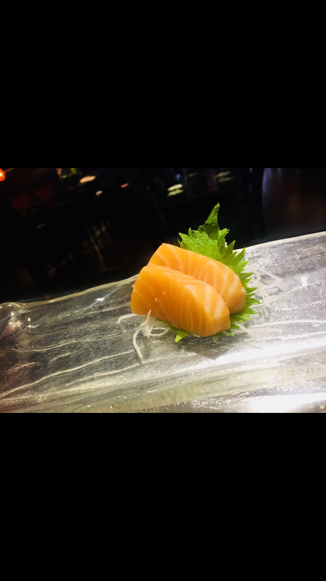 Order Salmon sashimi 2pcs food online from Blossom Asian Bistro store, Chatham on bringmethat.com