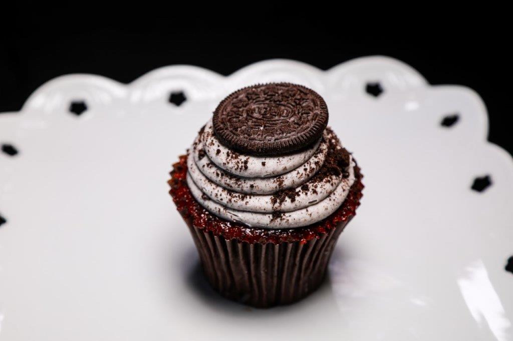 Order Red Velvet and Cookies and Creme Cupcake food online from Sugar Rush Too store, Houston on bringmethat.com