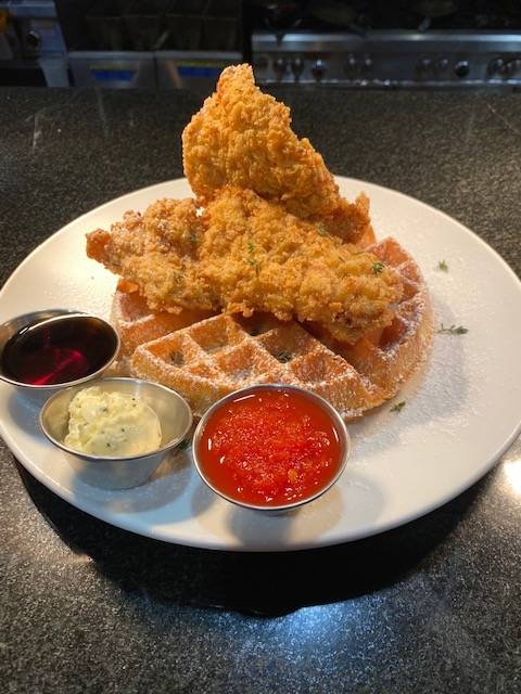 Order Chicken and Waffles food online from City Tap House store, Washington on bringmethat.com