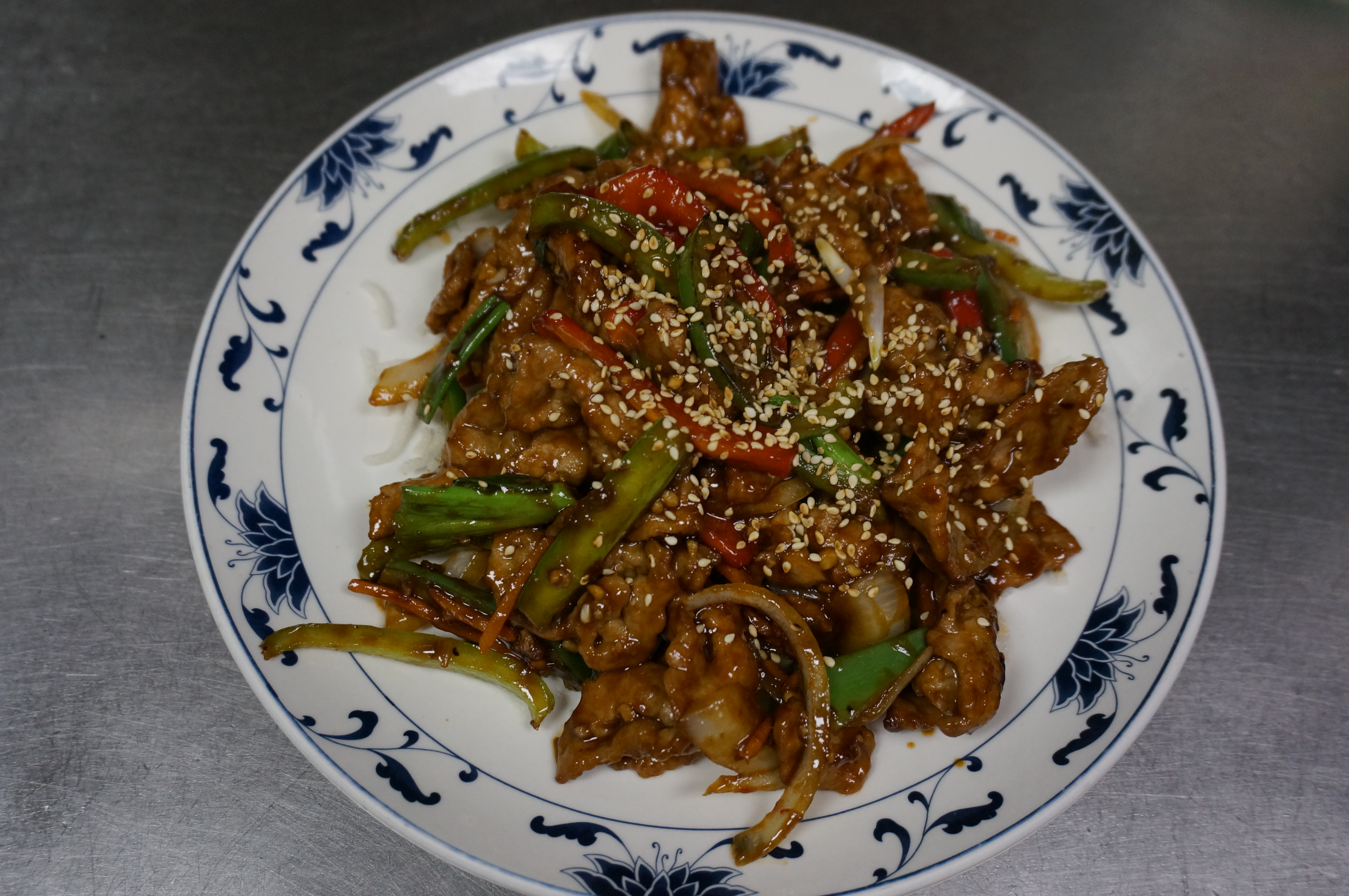 Order 93. Mongolian Beef food online from Mayflower Chinese store, Capitola on bringmethat.com