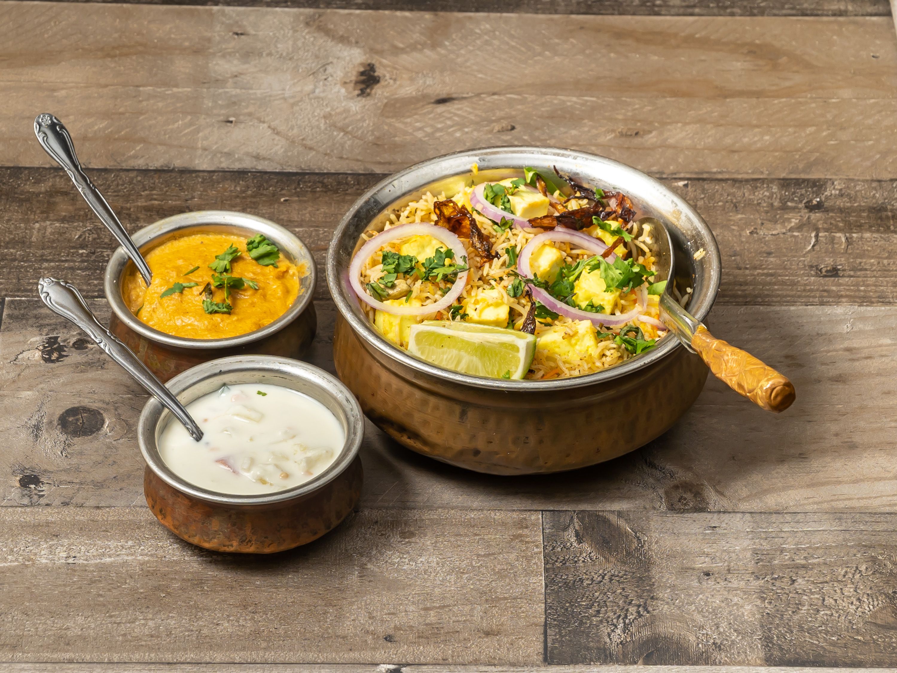 Order Panner Biriyani food online from Blue Fox Indian Bistro store, Dallas on bringmethat.com