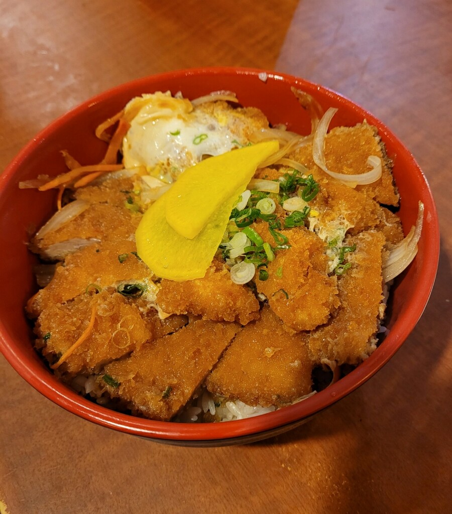 Order Pork Katsu Don food online from Tampopo Japanese Cafe store, Dallas on bringmethat.com