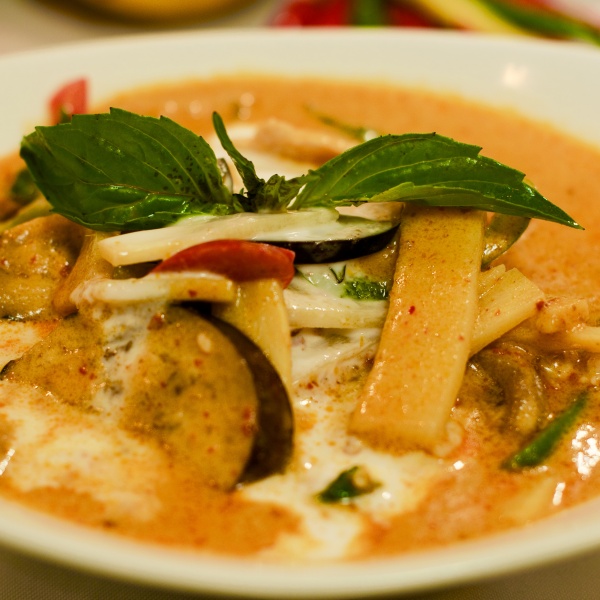 Order Red Curry food online from Thai Green Village store, Frisco on bringmethat.com