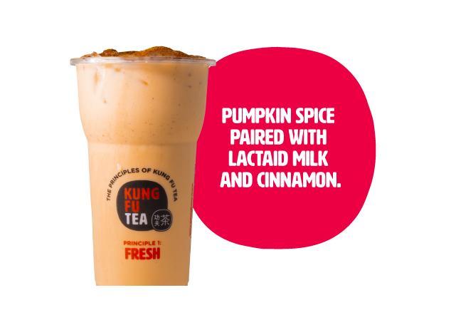 Order Pumpkin Spice Latte food online from Kung Fu Tea store, Rochester Hills on bringmethat.com