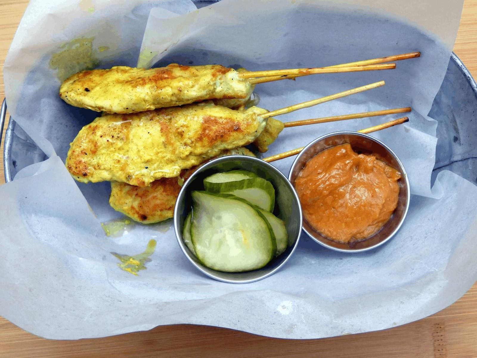 Order Chicken Satay food online from Thai Food Connection store, Manchester on bringmethat.com