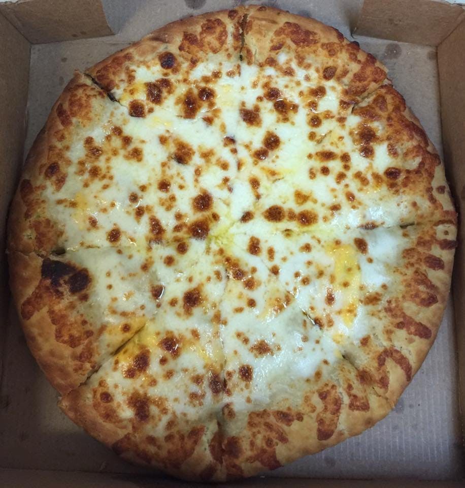 Order White Pizza - Small 10'' food online from Best Pizza & Wings store, College Park on bringmethat.com