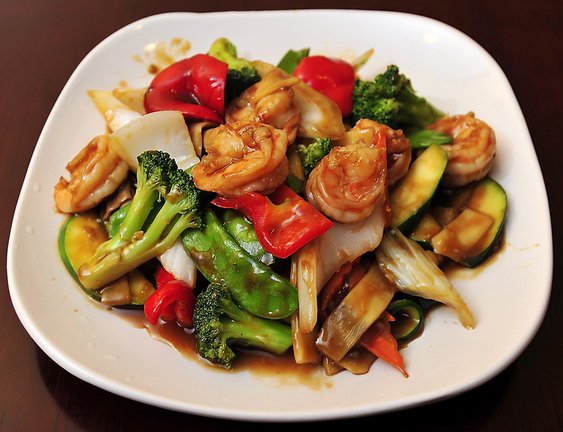 Order 86a. Shrimp with Mixed Vegetable food online from Nice Chinese Restaurant store, Downingtown on bringmethat.com