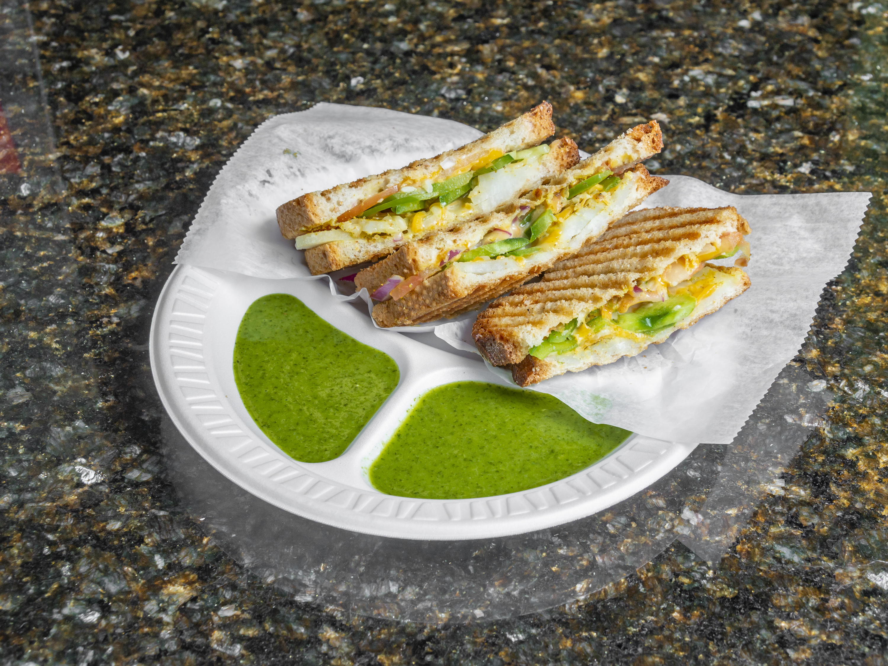 Order Bombay Sandwich food online from Art Of Spice store, Rochelle Park on bringmethat.com