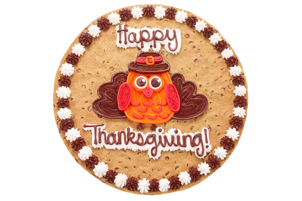 Order Happy Thanksgiving Owl- HF2657 food online from Great American Cookies - Bel Air Mall store, Mobile on bringmethat.com