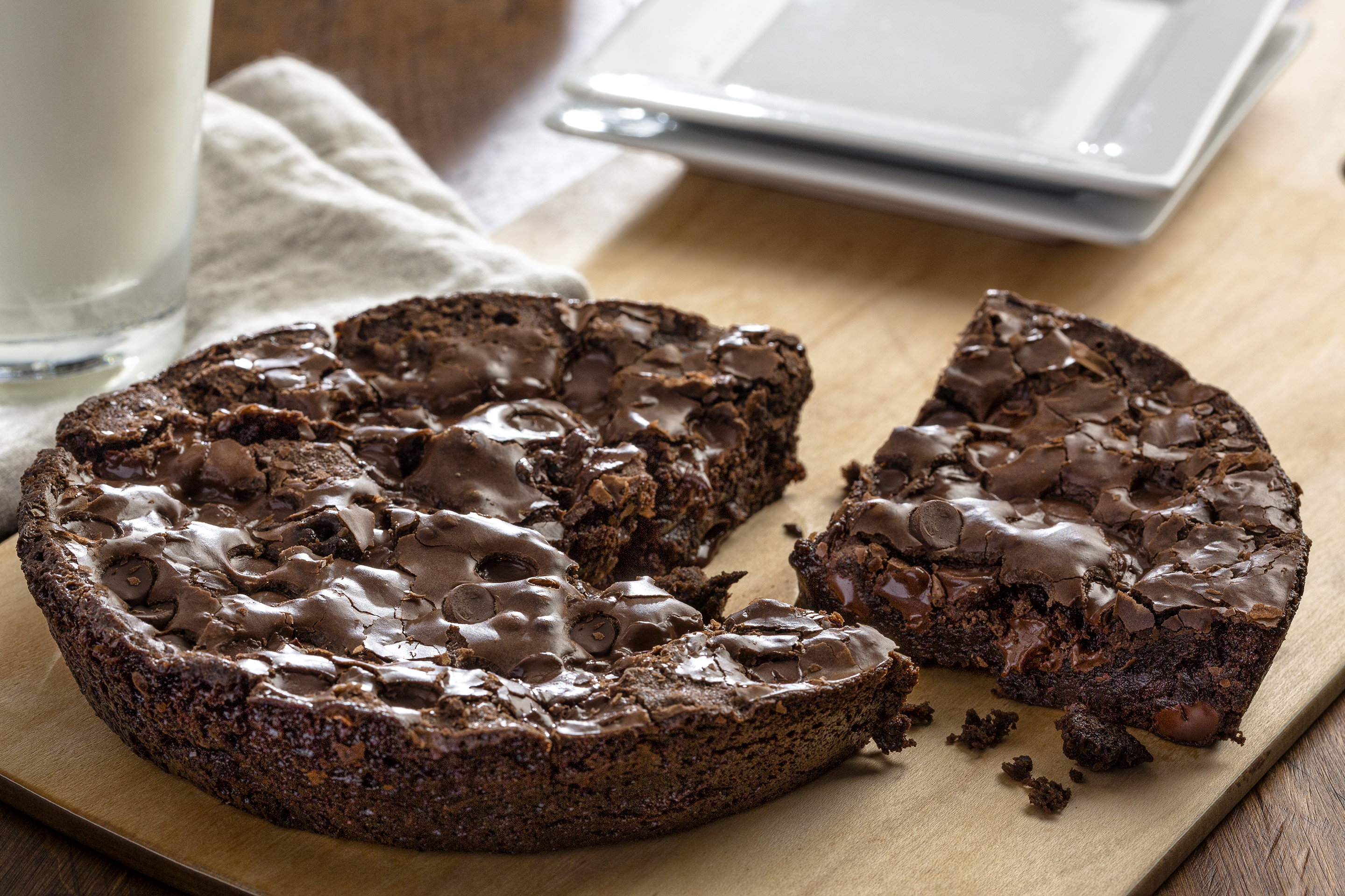 Order Mega Triple Chocolate Brownie To-Go food online from Uno Chicago Grill store, Baltimore on bringmethat.com