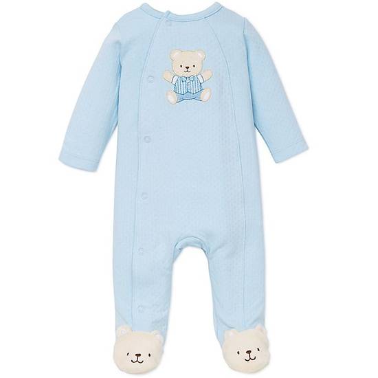Order Little Me® Size 3M Cute Bear Footie in Blue food online from Bed Bath & Beyond store, Lancaster on bringmethat.com